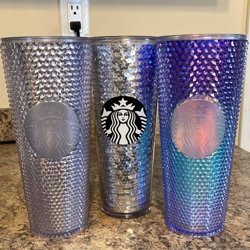 Bundle of 3 Starbucks Tumblers (no lids or straws)